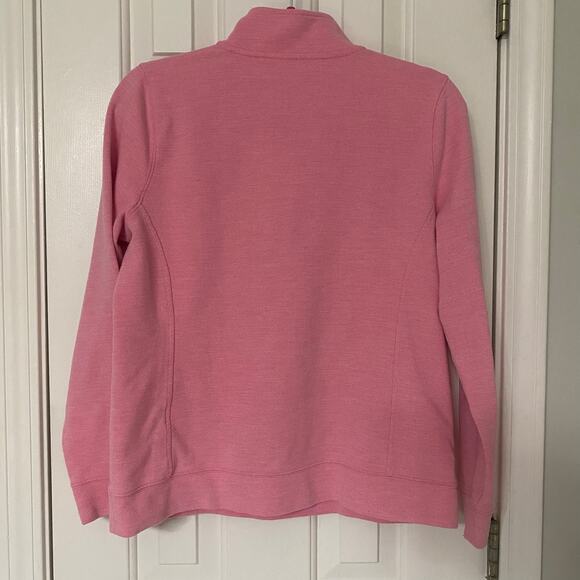VINEYARD VINES • Bubblegum Pink Quarter Zip Pullover Sweatshirt - Picture 7 of 7